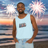 Freedom Beer Mug Tank Top - Unisex Garment-Dyed Tee for Summer Parties