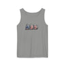 Freedom Beer Mug Tank Top - Unisex Garment-Dyed Tee for Summer Parties