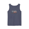 Freedom Beer Mug Tank Top - Unisex Garment-Dyed Tee for Summer Parties