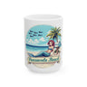 Beach Vibes Ceramic Mug – Pensacola Beach Design | Perfect for Coffee Lovers