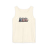 Freedom Beer Mug Tank Top - Unisex Garment-Dyed Tee for Summer Parties