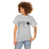 Peace Love Rescue Unisex Heavy Cotton Tee