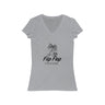 Women's Jersey Short Sleeve V-Neck Tee