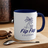 Navy Blue Flip Flop Culture Coffee Mug, 11oz